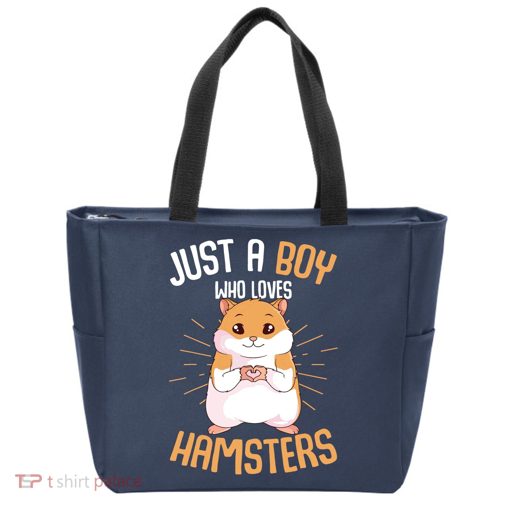 Just A Boy Who Loves Hamsters Hammy Boy Hamster Lover Tote Bag