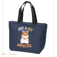 Just A Boy Who Loves Hamsters Hammy Boy Hamster Lover Tote Bag thumb 3