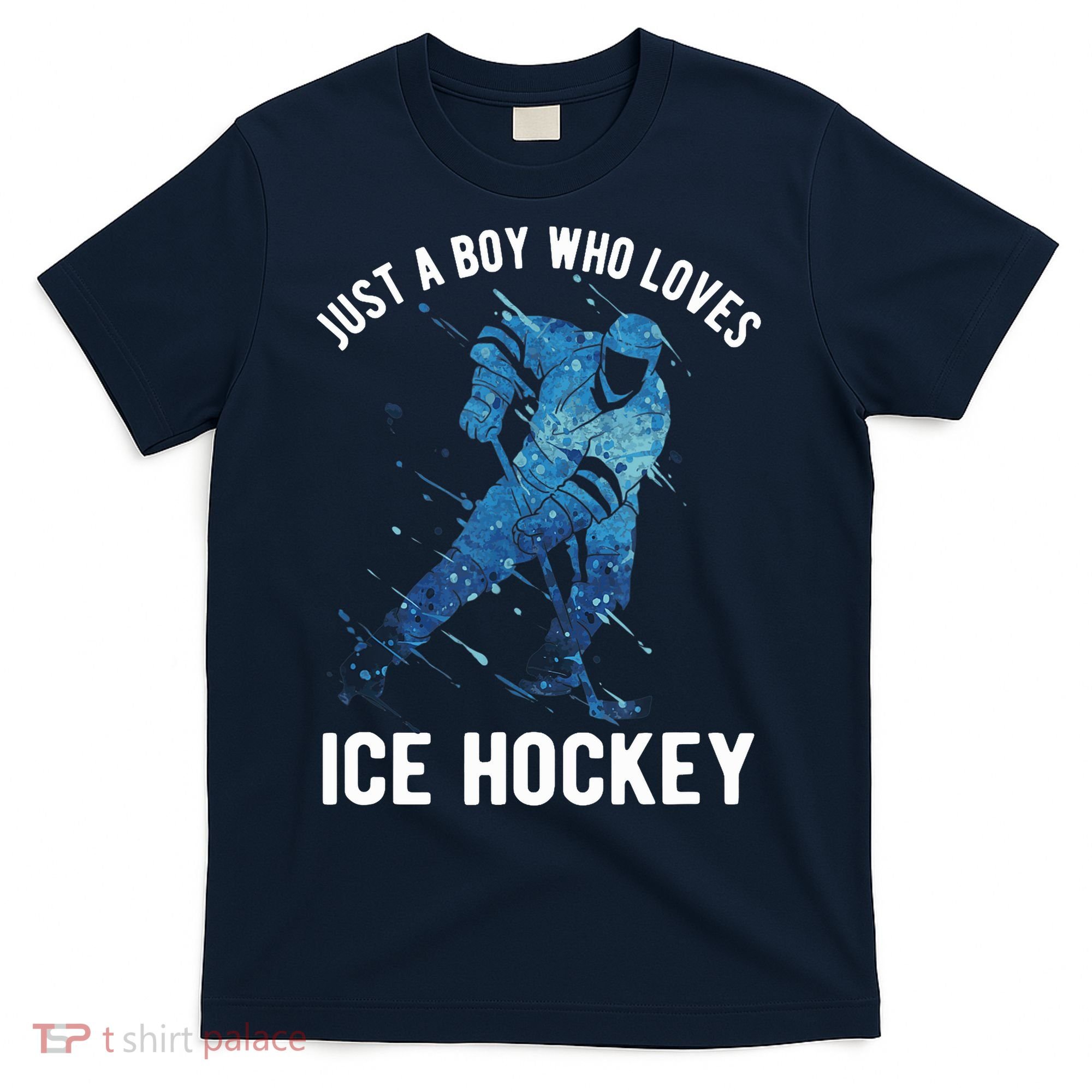 Just A Boy Who Loves Ice Hockey T-Shirt