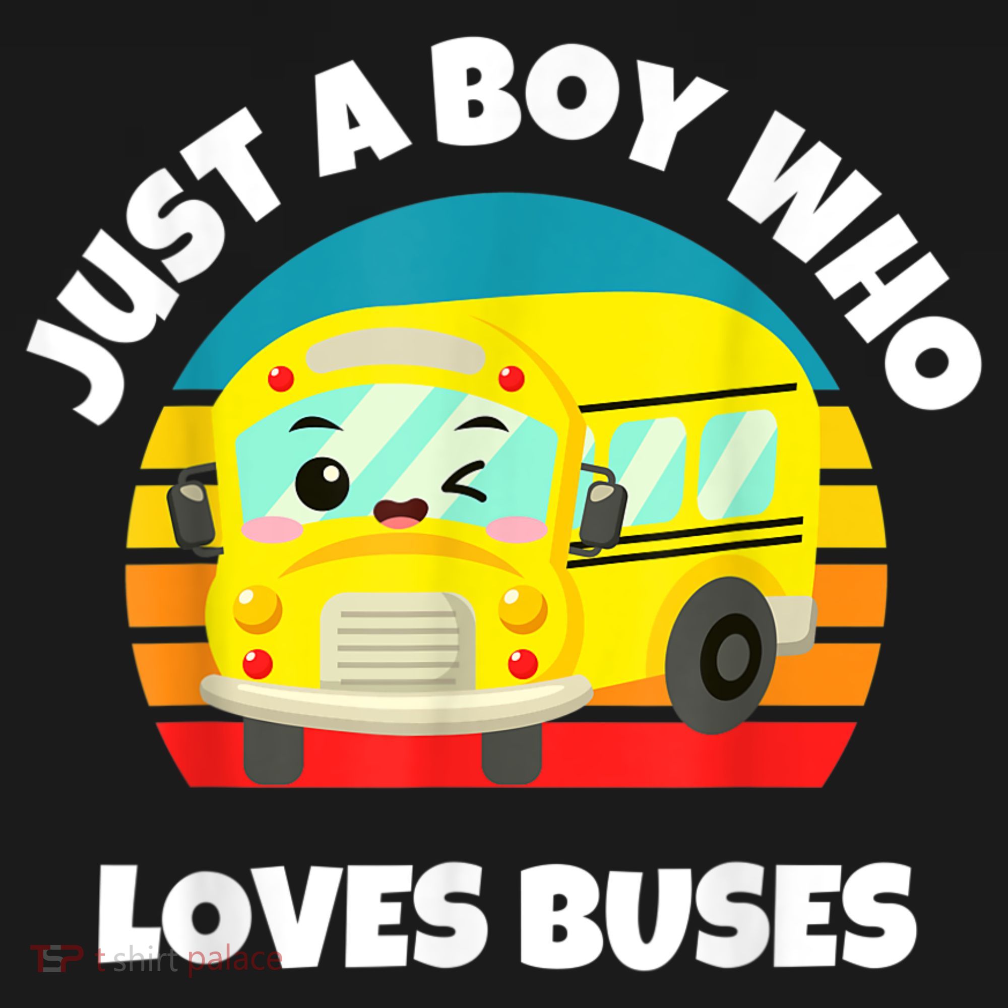 Just A Boy Who Loves Buses Birthday Yellow School Bus Lover Ornament