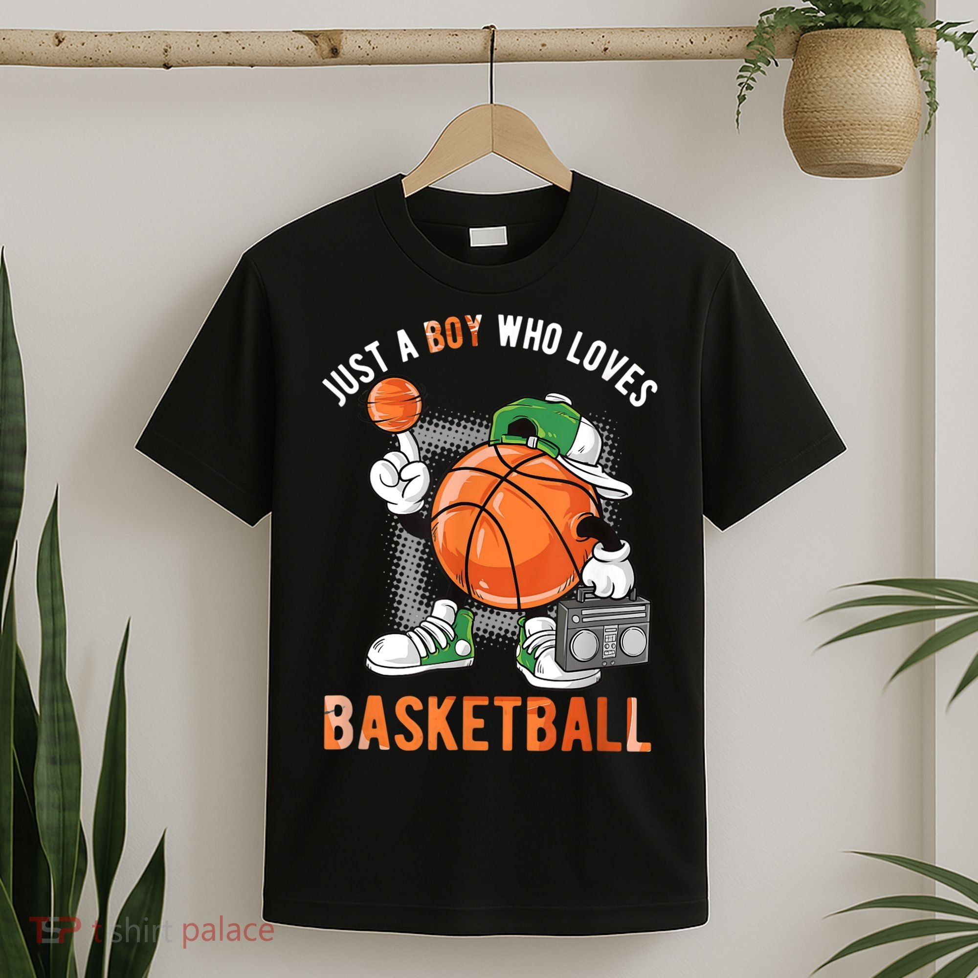 Just A Boy Who Loves Basketball T-Shirt