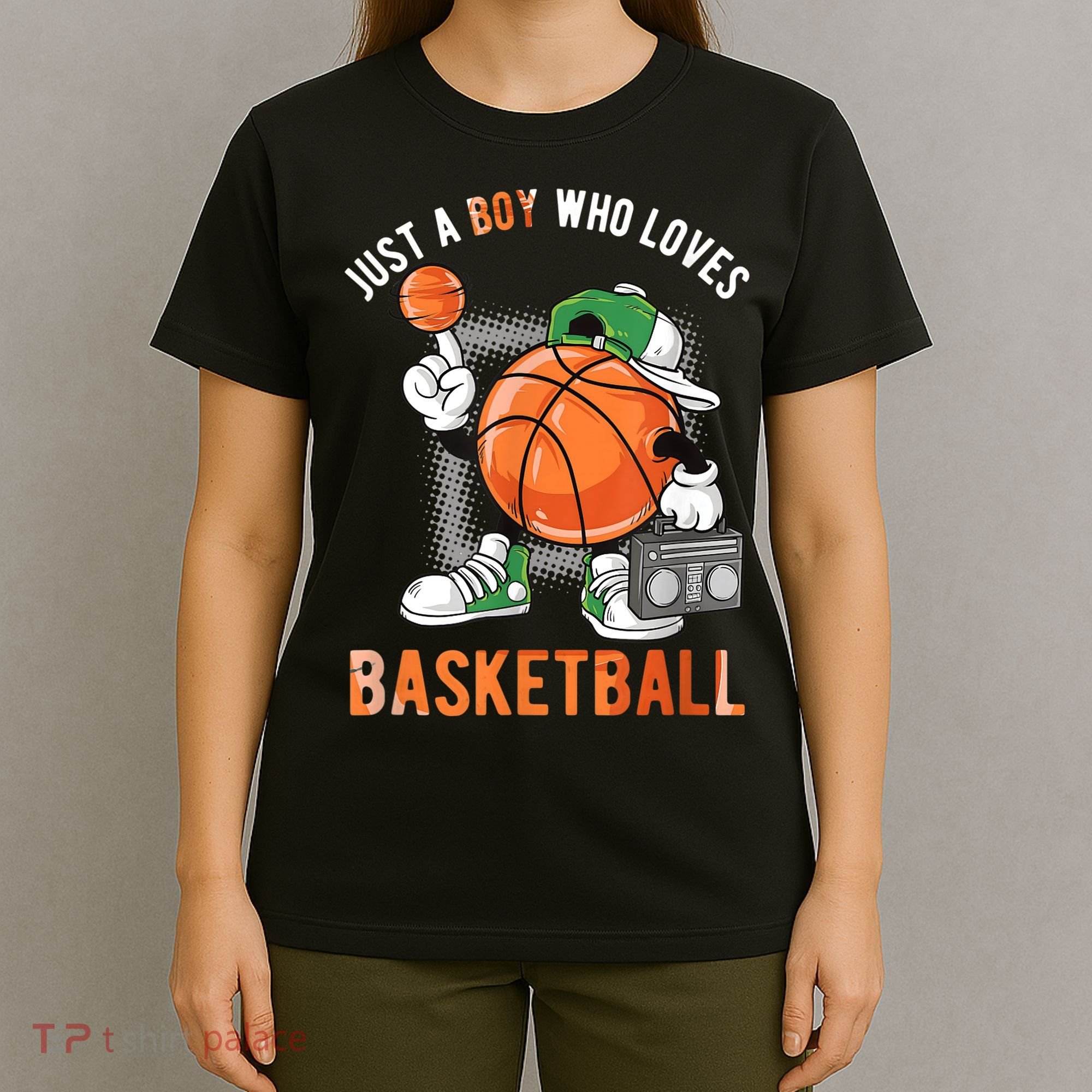 Just A Boy Who Loves Basketball T-Shirt
