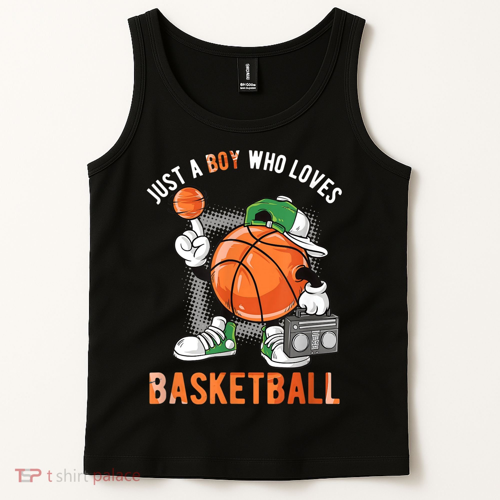 Just A Boy Who Loves Basketball Tank Top