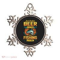 Just Another Beer Drinker With A Fishing Problem Ornament thumb 0