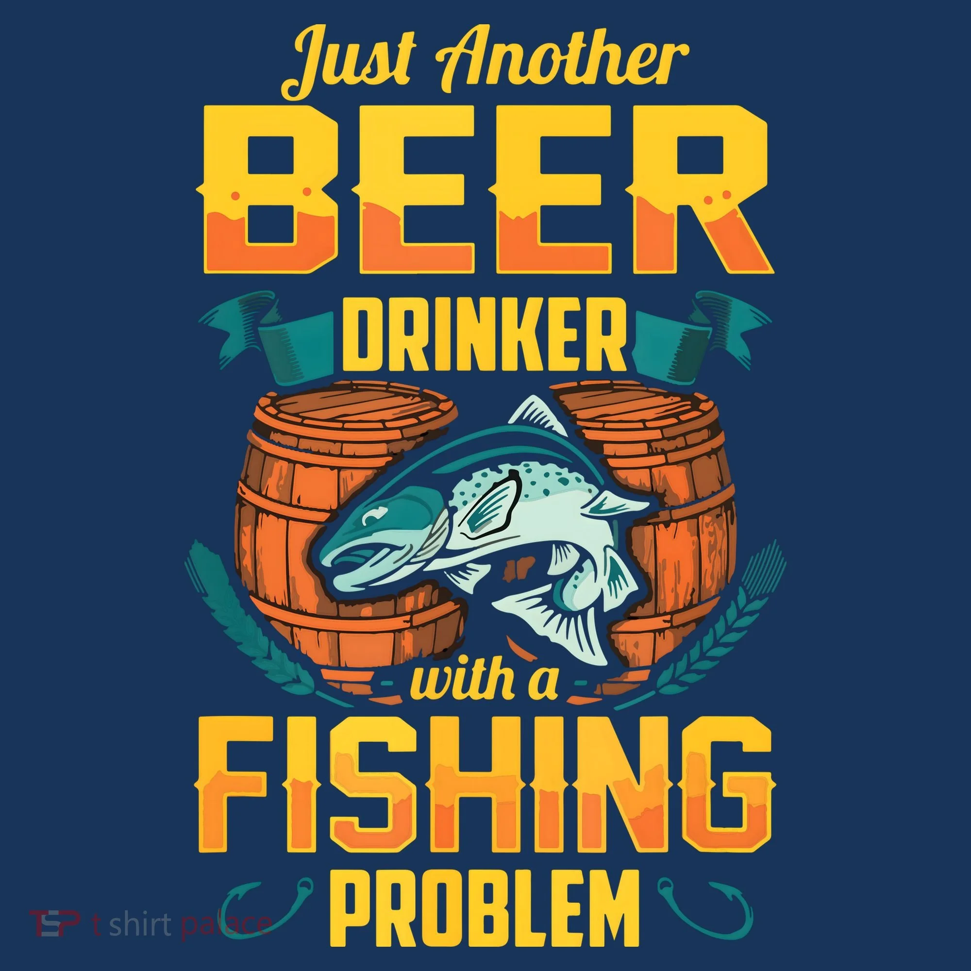 Just Another Beer Drinker With A Fishing Problem Doggie Tank