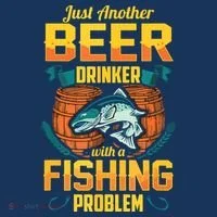 Just Another Beer Drinker With A Fishing Problem Bucket Hat thumb 4