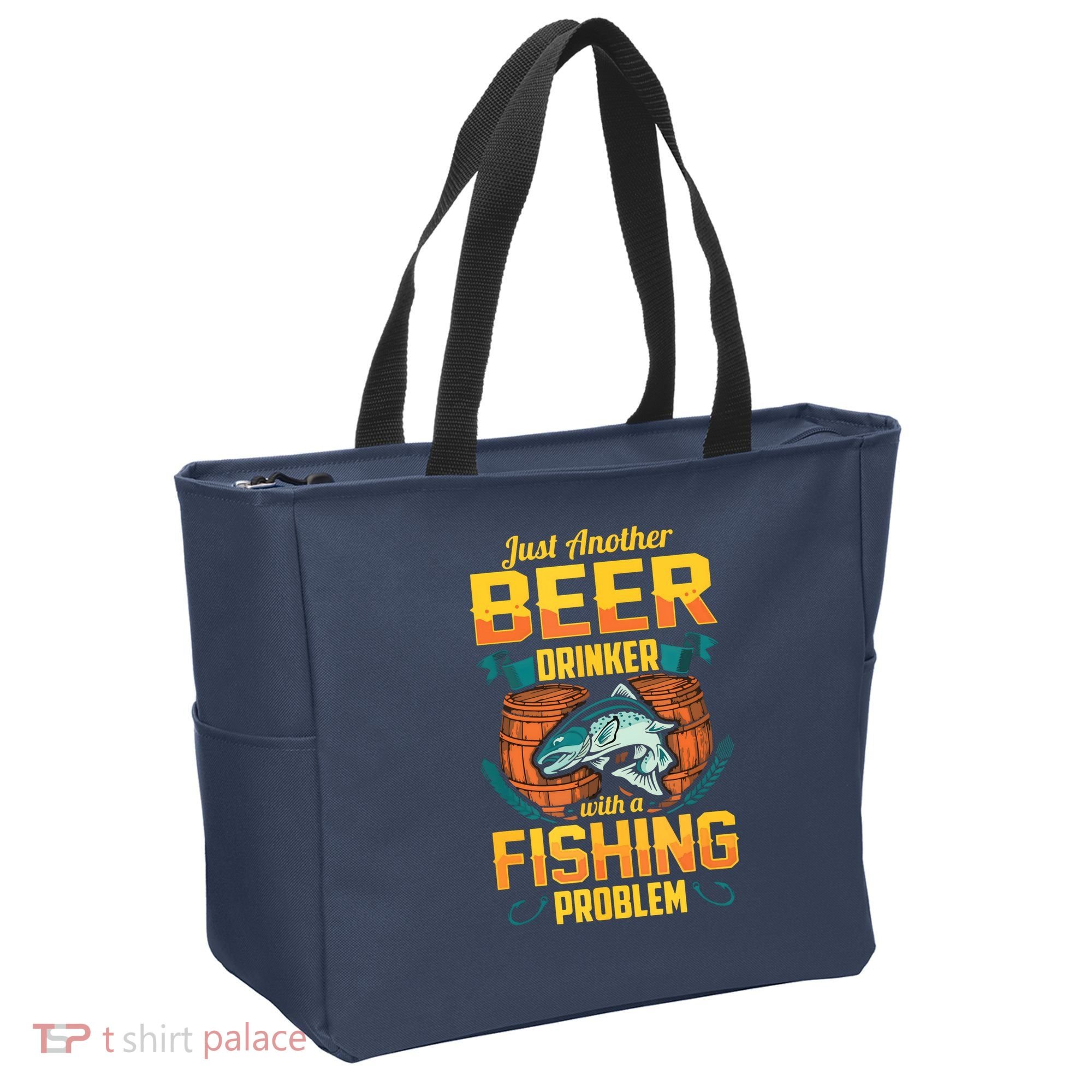 Just Another Beer Drinker With A Fishing Problem Tote Bag