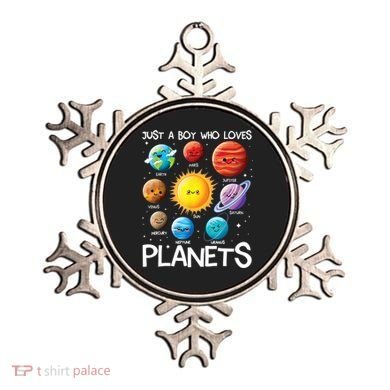 Just A Boy Who Loves Planets Solar System Space Science Gift Ornament