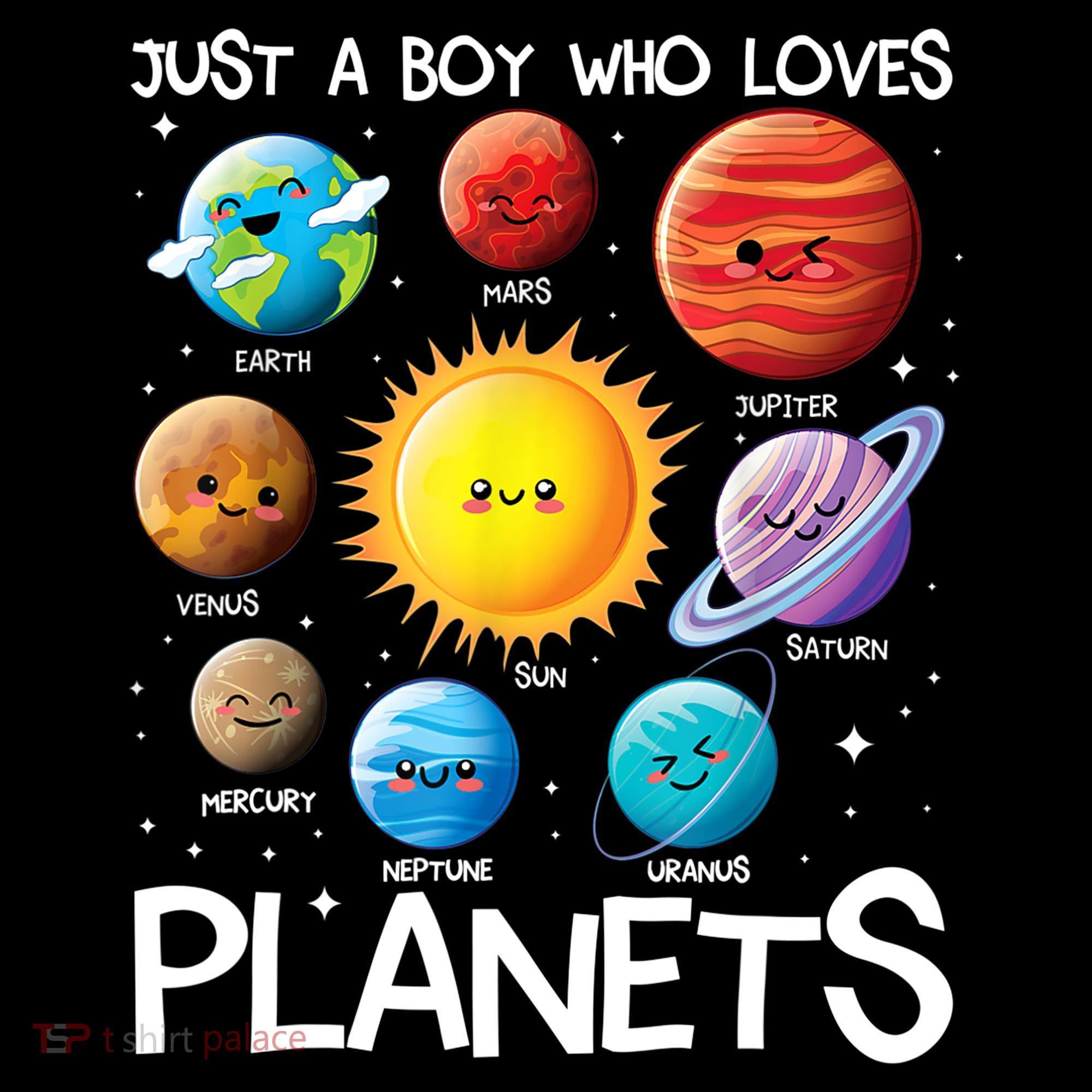 Just A Boy Who Loves Planets Solar System Space Science Gift Ornament