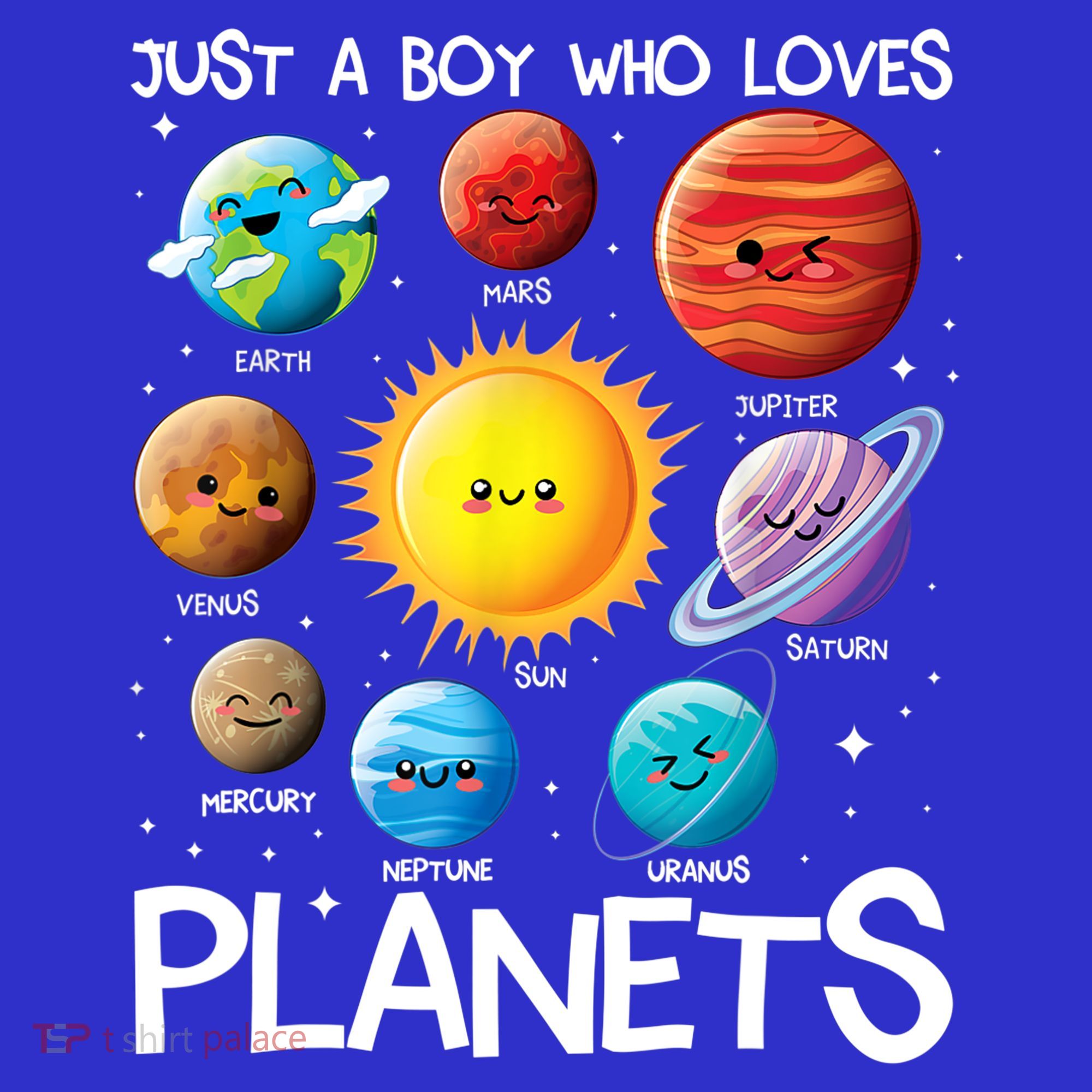 Just A Boy Who Loves Planets Solar System Space Science Gift Kids Sweatshirt