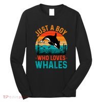 Just A Boy Who Loves Whales Long Sleeve Shirt thumb 0