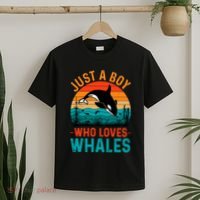 Just A Boy Who Loves Whales T-Shirt thumb 2