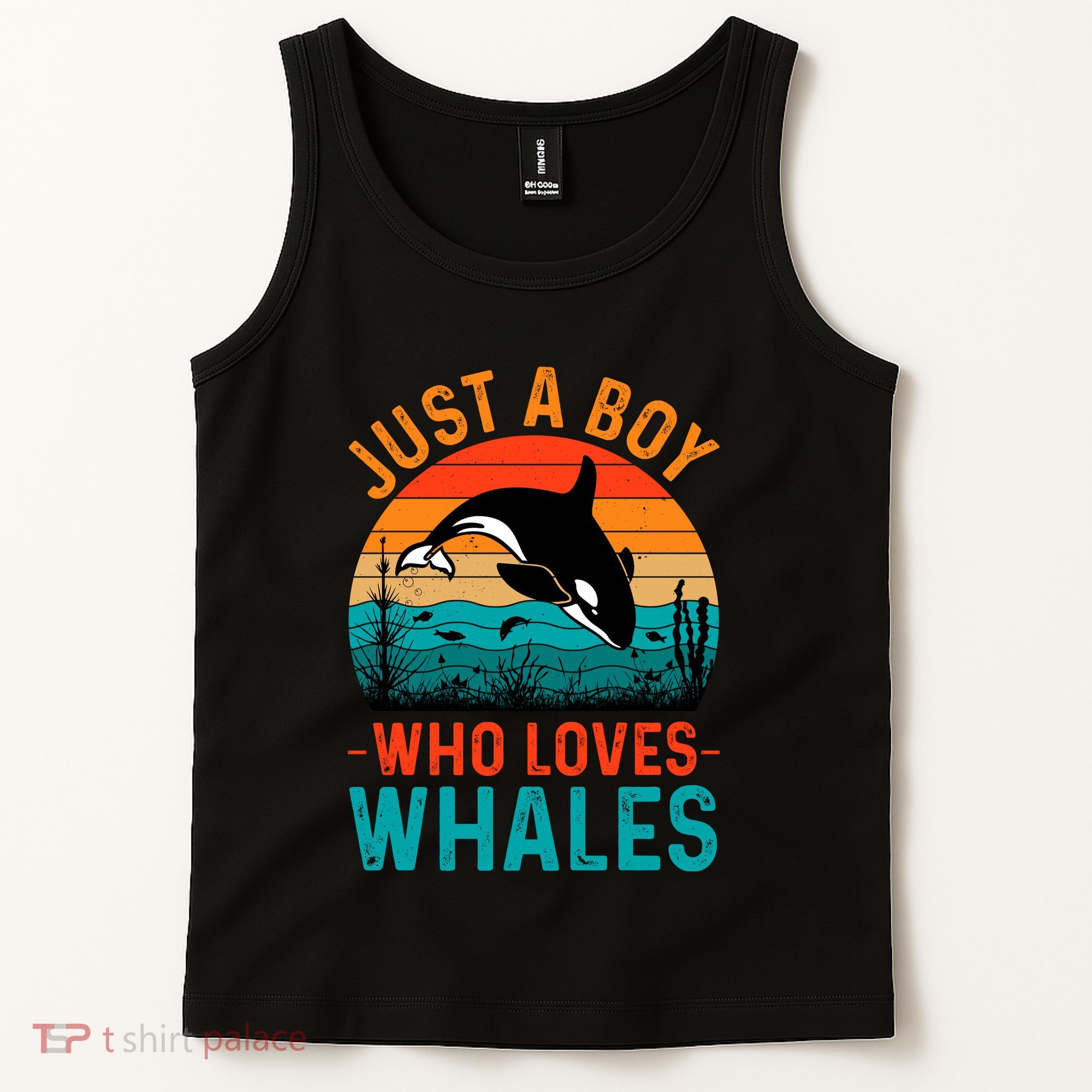 Just A Boy Who Loves Whales Tank Top