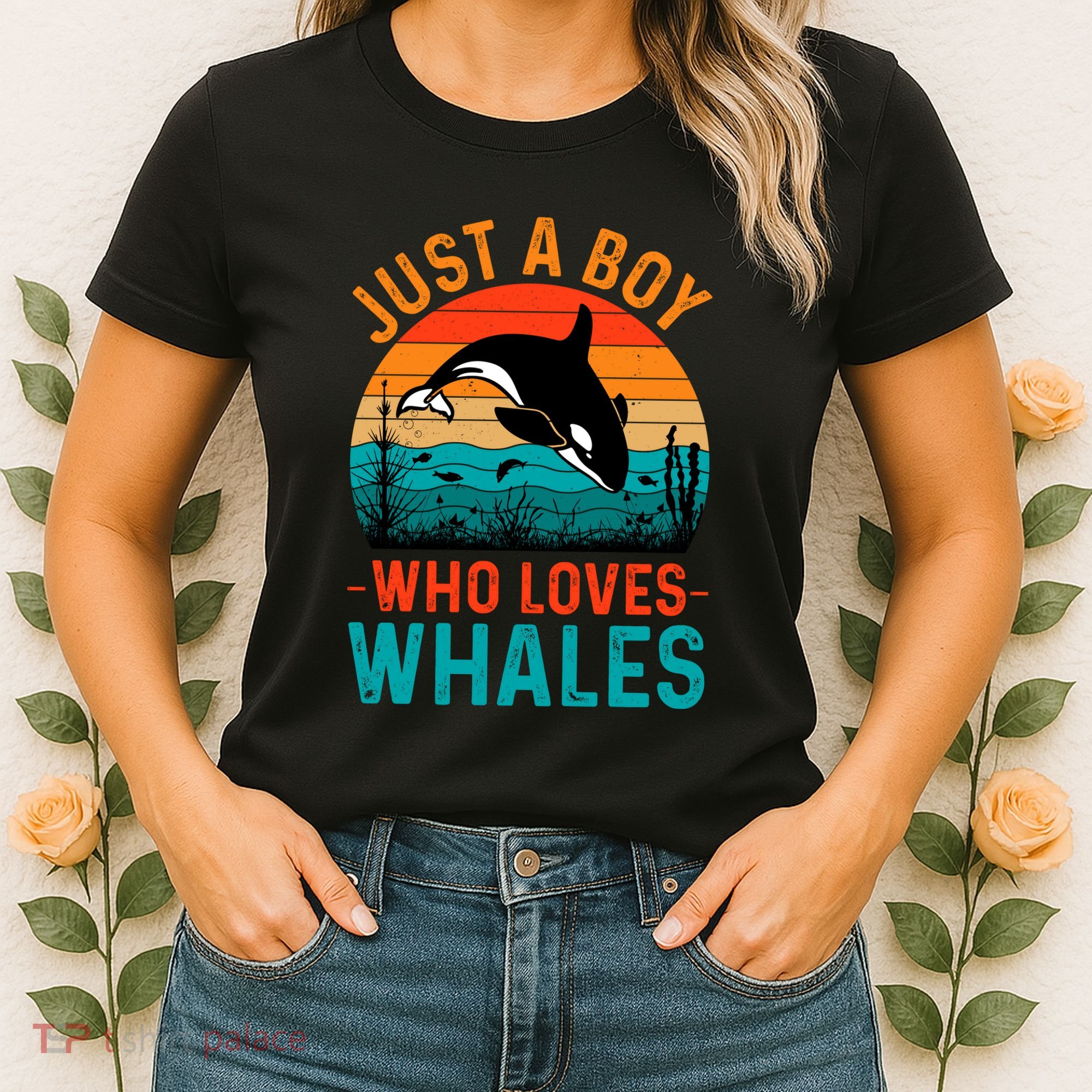 Just A Boy Who Loves Whales Women's T-Shirt