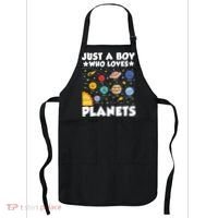 Just A Boy Who Loves Planets Solar System Space Science Geek Apron thumb 0