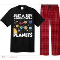 Just A Boy Who Loves Planets Solar System Space Science Geek Pajama Set thumb 0