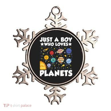 Just A Boy Who Loves Planets Solar System Space Science Geek Ornament