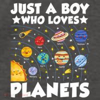 Just A Boy Who Loves Planets Solar System Space Science Geek Hoodie thumb 7