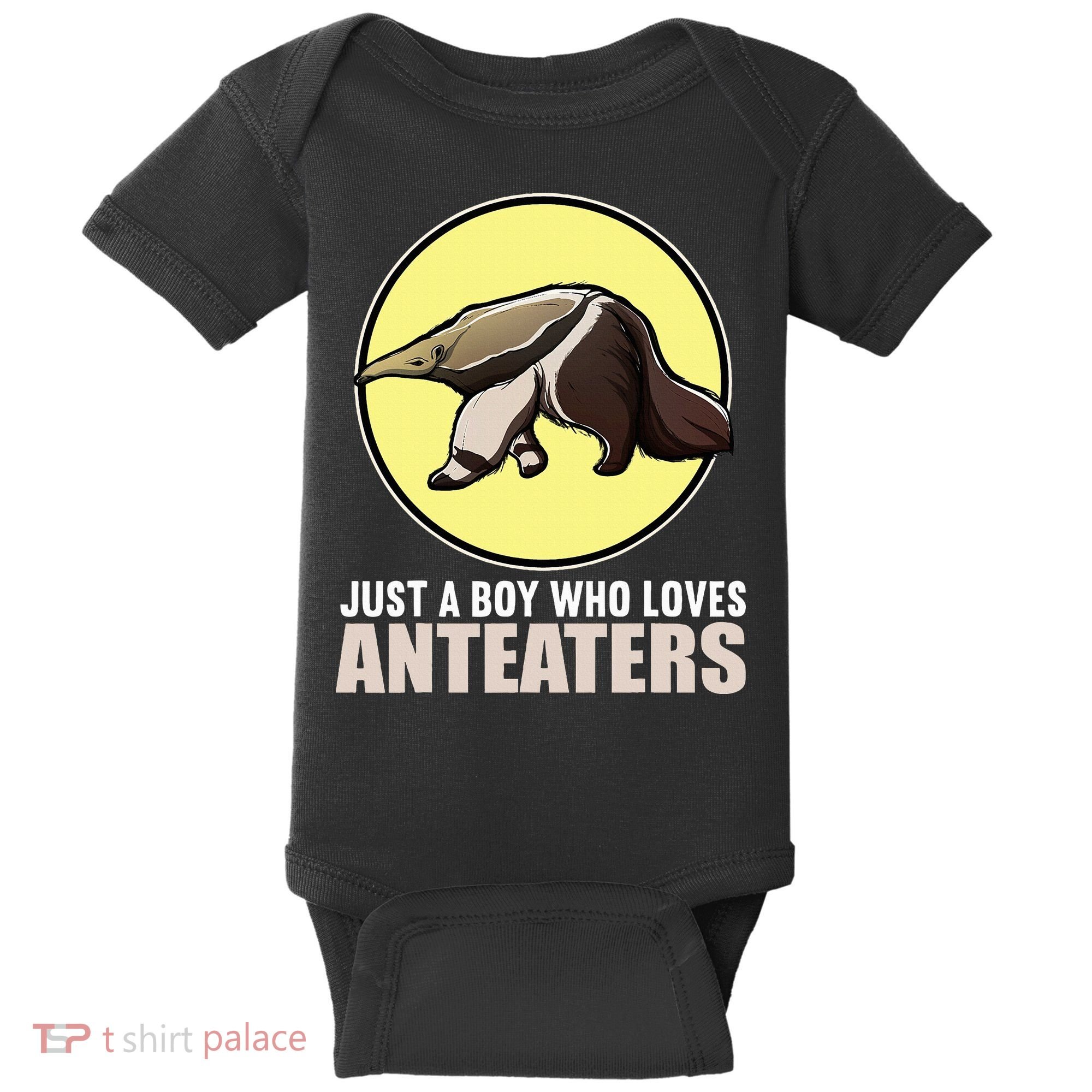 Just A Boy Who Loves Anteaters. Anteater Baby Bodysuit