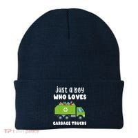 Just A Boy Who Loves Garbage Trucks Beanie thumb 0