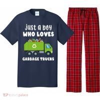 Just A Boy Who Loves Garbage Trucks Pajama Set thumb 0