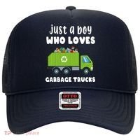 Just A Boy Who Loves Garbage Trucks Hat thumb 0