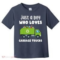 Just A Boy Who Loves Garbage Trucks Toddler T-Shirt thumb 0