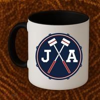John Adams Bass Drum JA Coffee Mug thumb 2