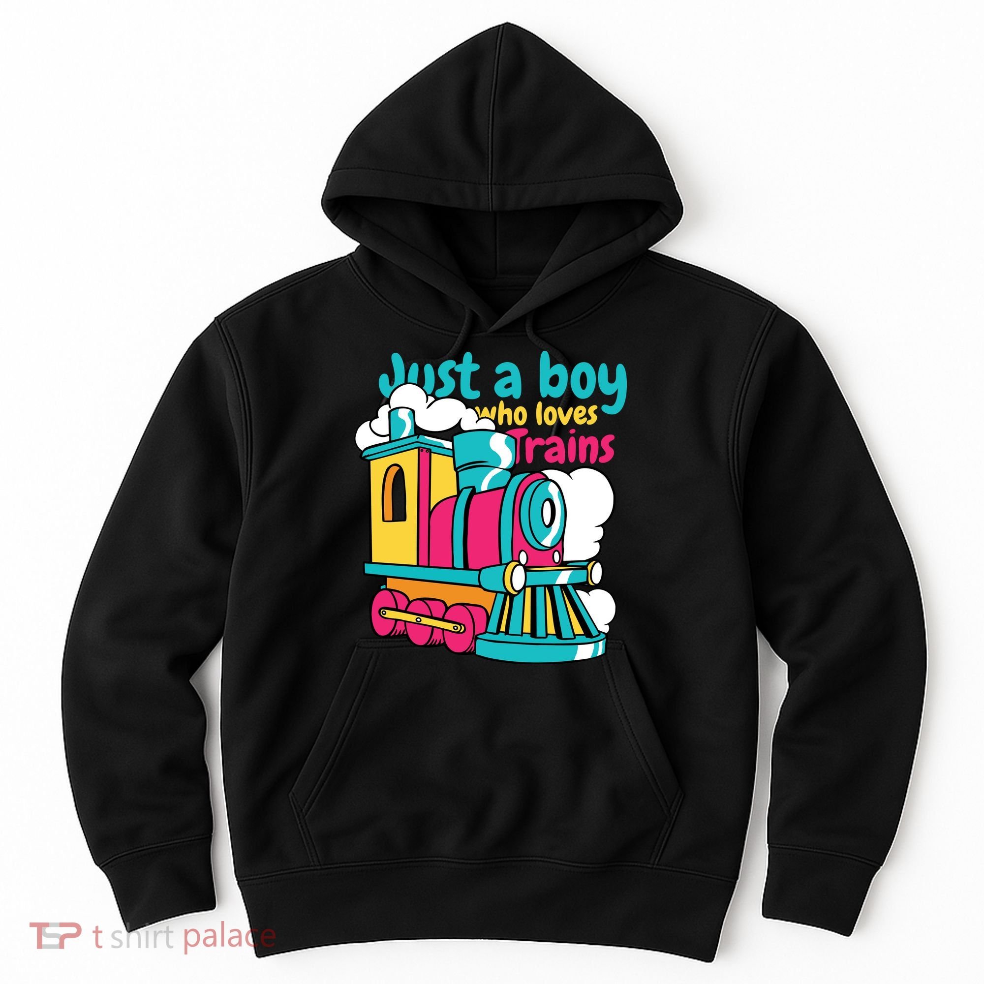 Just A Boy Who Loves Trains Cute Hoodie