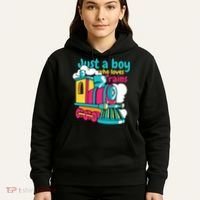 Just A Boy Who Loves Trains Cute Hoodie thumb 5