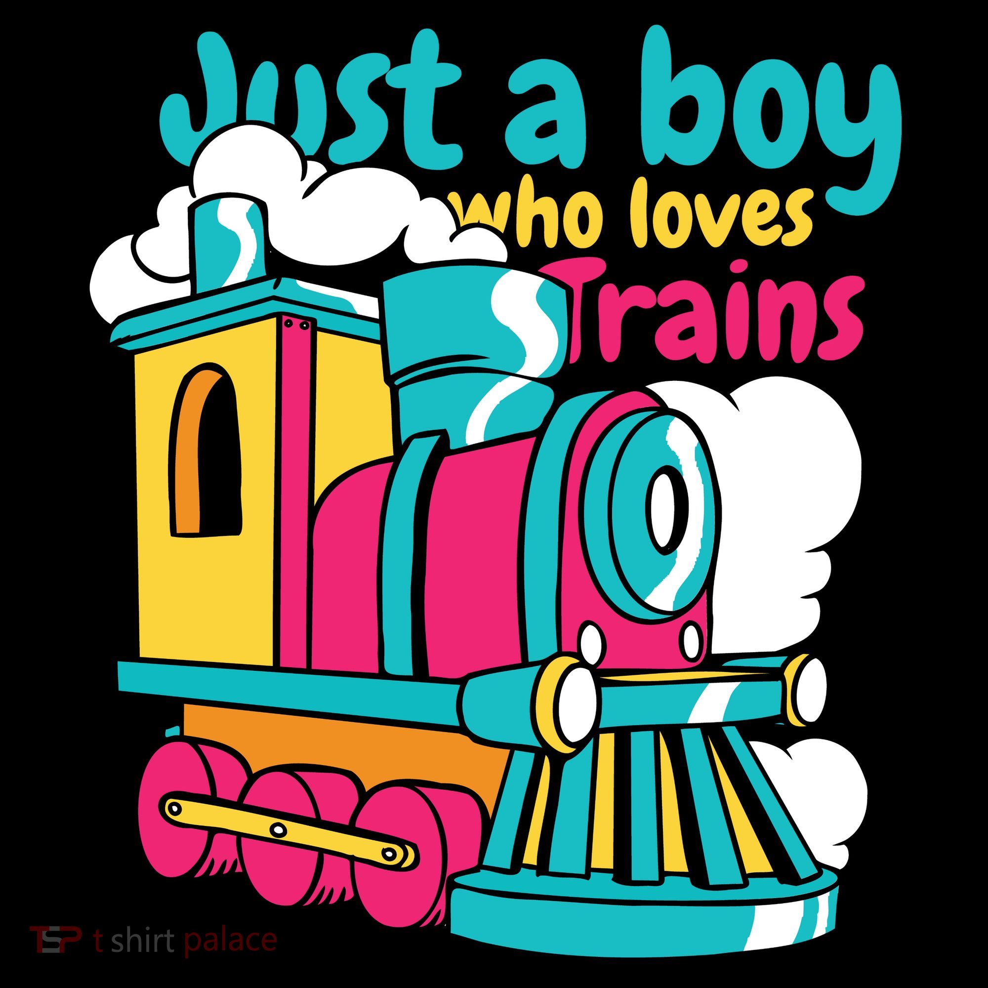 Just A Boy Who Loves Trains Cute Coffee Mug
