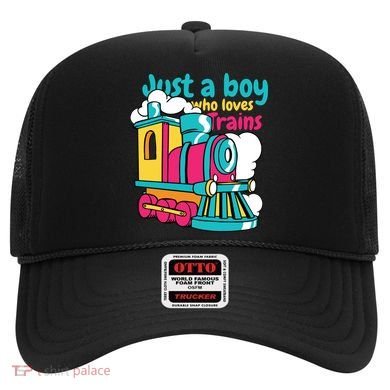 Just A Boy Who Loves Trains Cute Hat