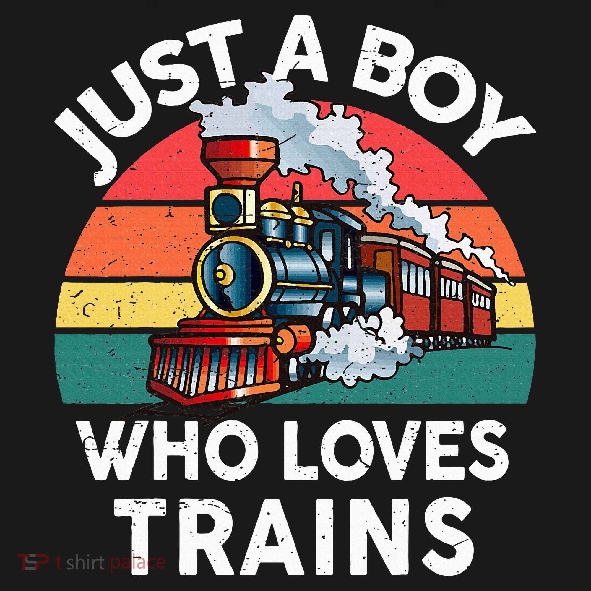 Just A Boy Who Loves Trains Train Lover Mousepad