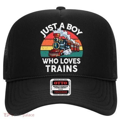 Just A Boy Who Loves Trains Train Lover Hat