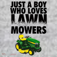 Just A Boy Who Loves Lawn Mowers The Baniff Cuffed Pom Beanie thumb 2
