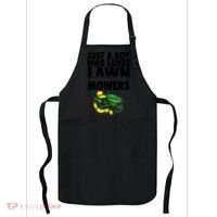Just A Boy Who Loves Lawn Mowers Apron thumb 0