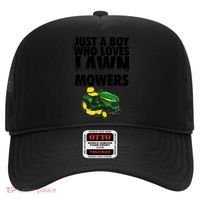 Just A Boy Who Loves Lawn Mowers Hat thumb 0