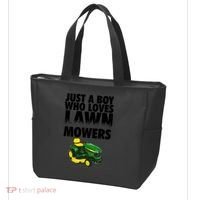 Just A Boy Who Loves Lawn Mowers Tote Bag thumb 3