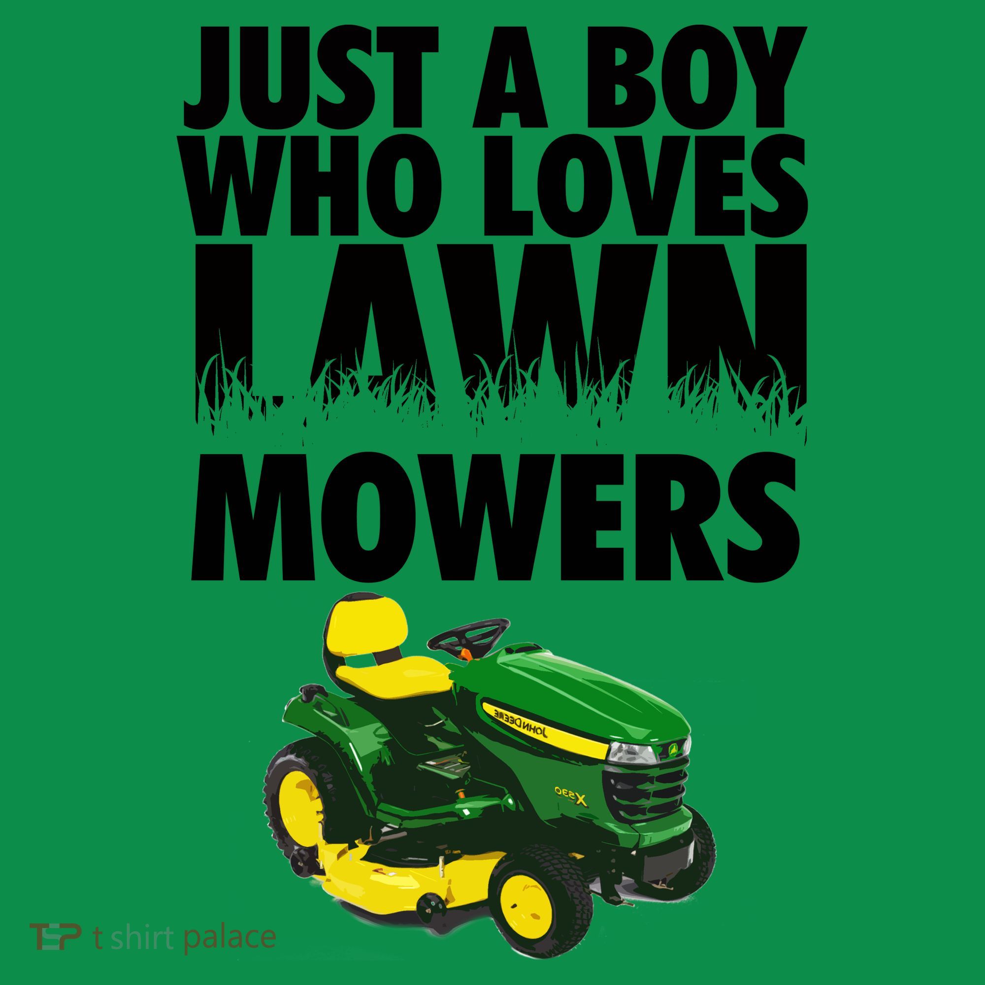 Just A Boy Who Loves Lawn Mowers Sweatshirt