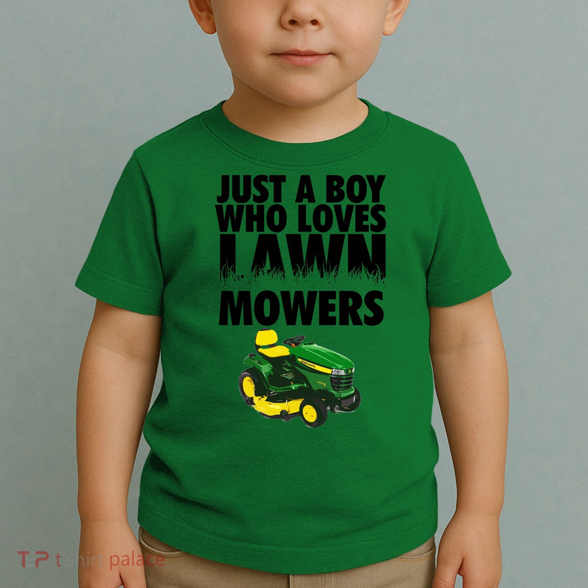 Just A Boy Who Loves Lawn Mowers Toddler T-Shirt