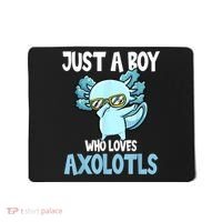 Just A Boy Who Loves Axolotls Cute Kawaii Mousepad thumb 0