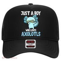 Just A Boy Who Loves Axolotls Cute Kawaii Hat thumb 0