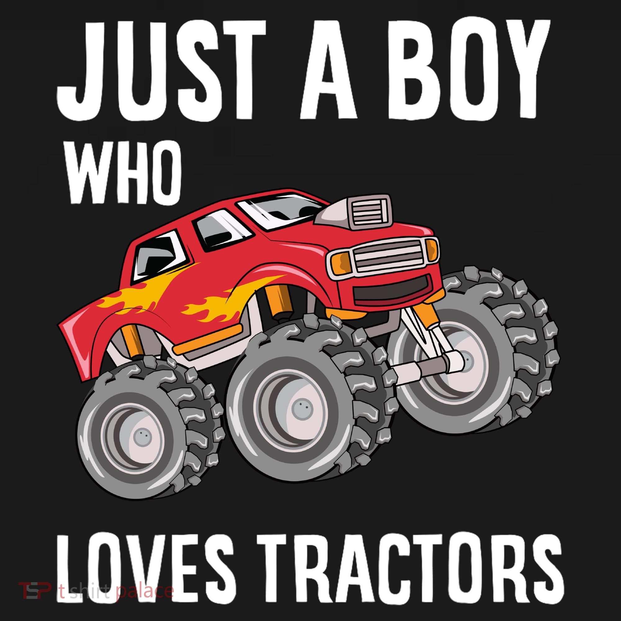 Just A Boy Who Loves Tractors Gift Bucket Hat