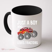 Just A Boy Who Loves Tractors Gift Coffee Mug thumb 0