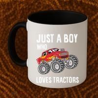 Just A Boy Who Loves Tractors Gift Coffee Mug thumb 2