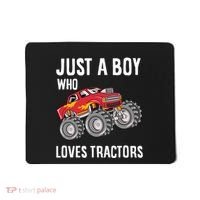 Just A Boy Who Loves Tractors Gift Mousepad thumb 0
