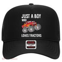 Just A Boy Who Loves Tractors Gift Hat thumb 0