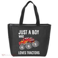 Just A Boy Who Loves Tractors Gift Tote Bag thumb 0