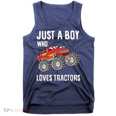 Just A Boy Who Loves Tractors Gift Tank Top