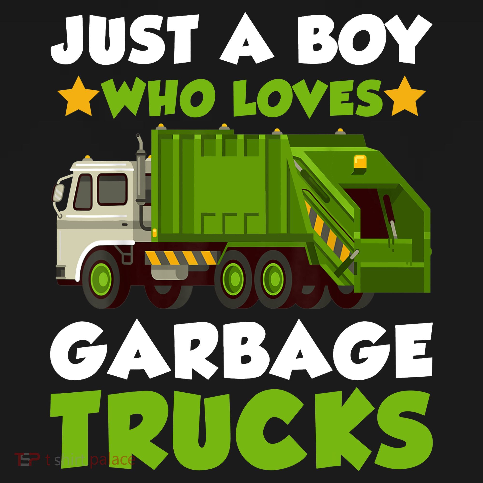 Just A Boy Who Loves Garbage Trucks Lover Trucker Backpack